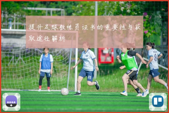提升足球教练员证书的重要性与获取途径解析